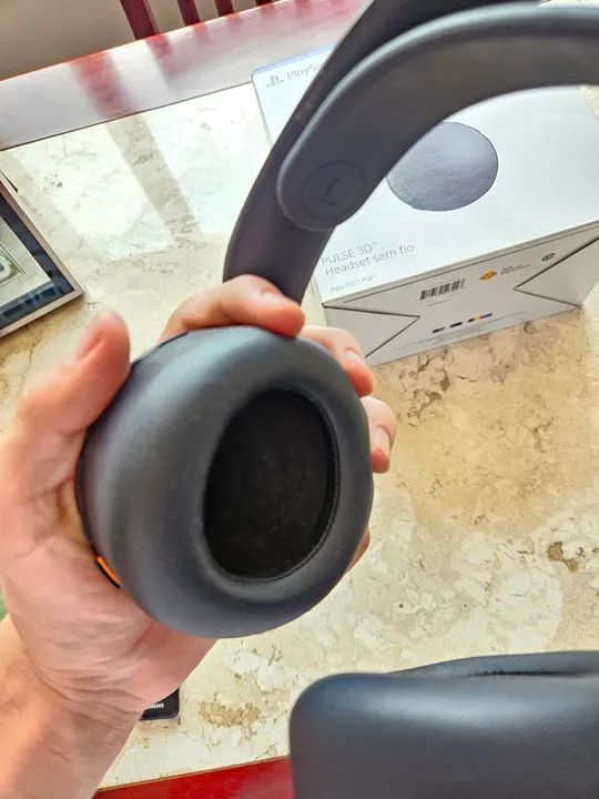 Headset sem fio Playstation 3D - Foto 3