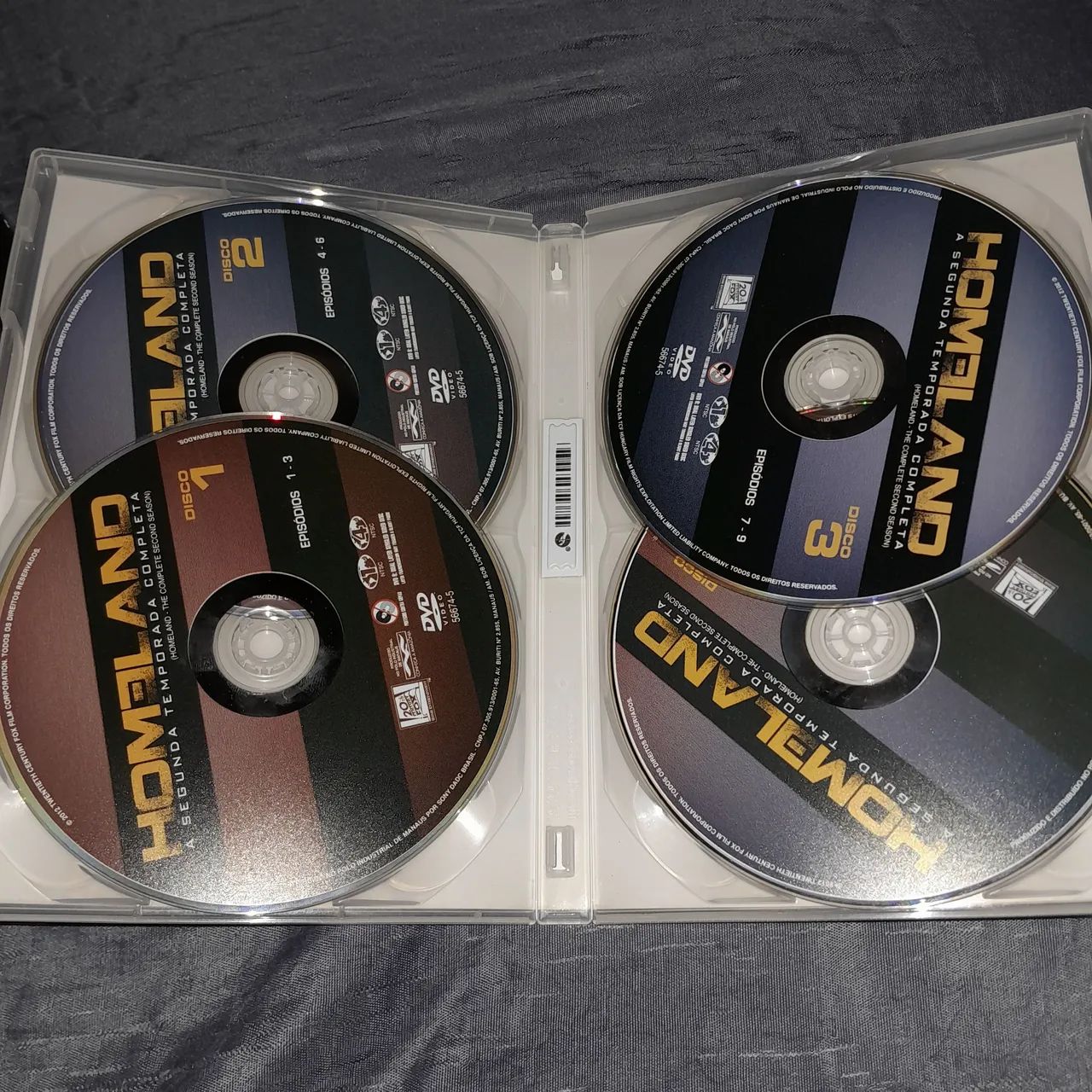 Kit Boxes dvd Homeland 1,2 e 3 temporadas  - Foto 4