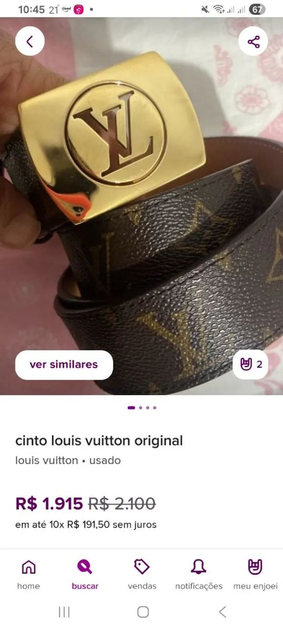 Cinto LV initialissss - Foto 4