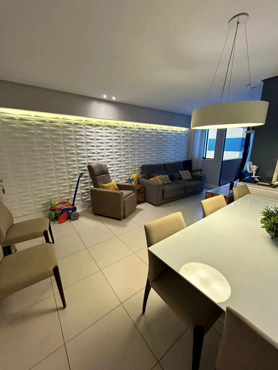 Apartamento Jatiuca | 3 Quartos | 84M2 | Nascente | Escritório | Área de Serviço