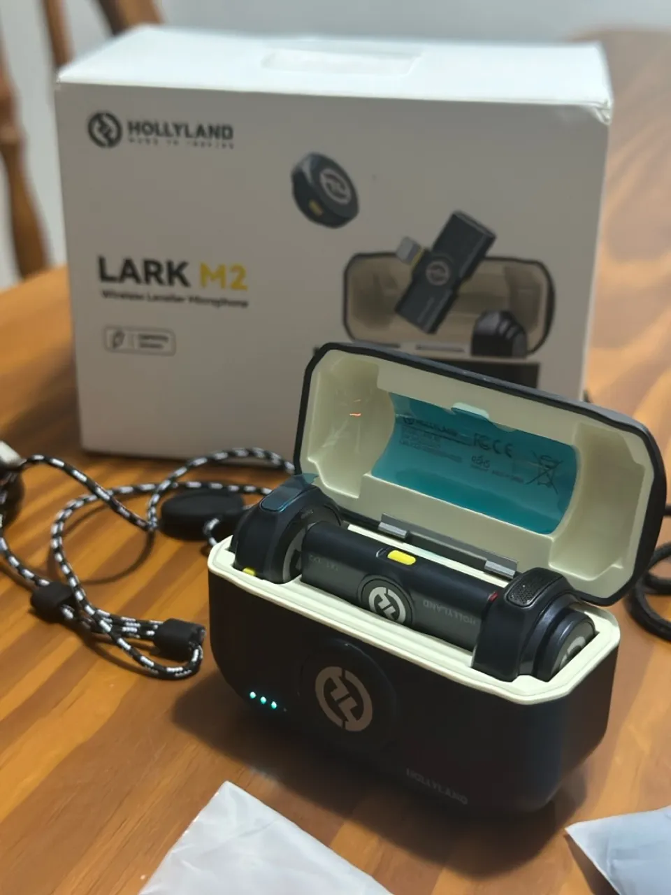 Hollyland Lark M2 Sem Fio Duplo Levalier Microfone