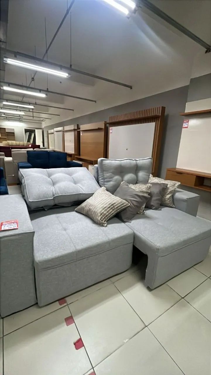 Sofá Retrátil de 3 lugares com 2,10 de tamanho 