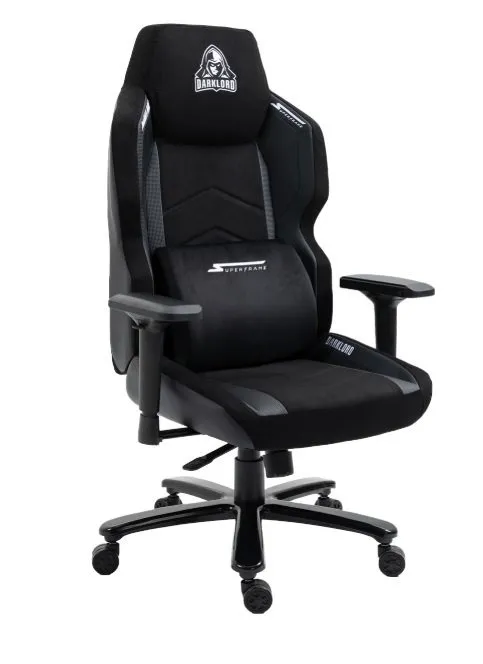 Cadeira Gamer SuperFrame Darklord Pro Edition, Reclinável, 4D, Preto - NOVO