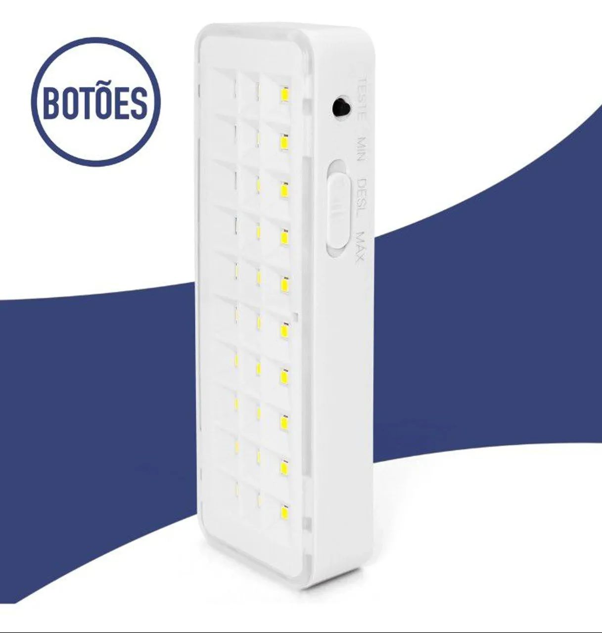 Luminária LED Bivolt 30 Leds - Iluminação para Quadra - Foto 2