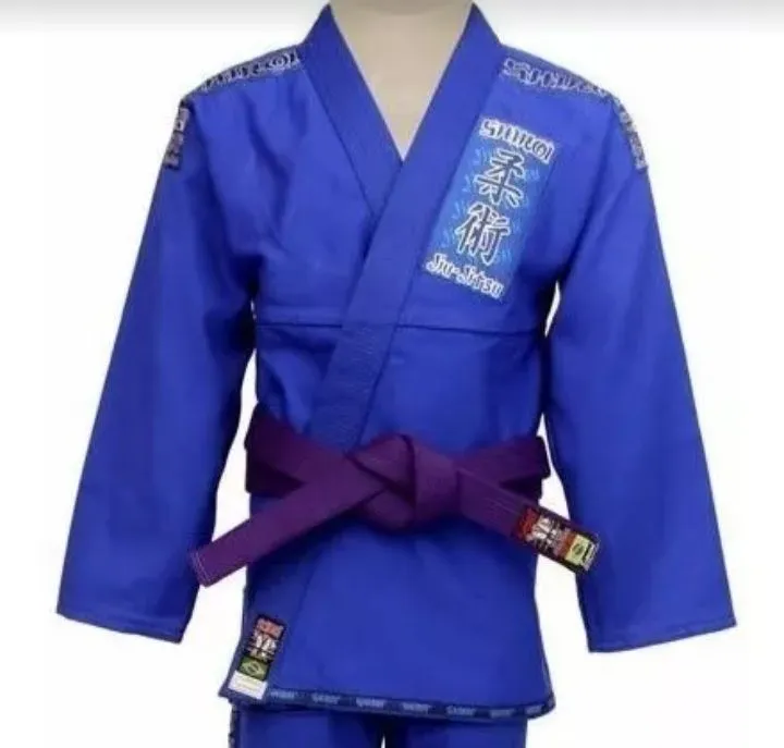 Kimono de Jiu-Jitsu Azul - Tamanho A6 especial
