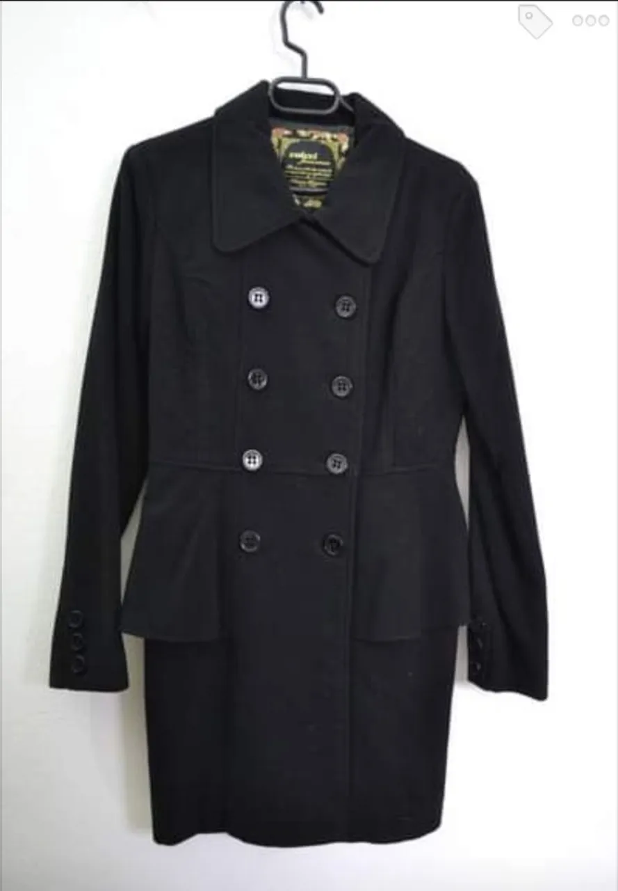 Casaco Preto de Lã Feminino - Colcci
