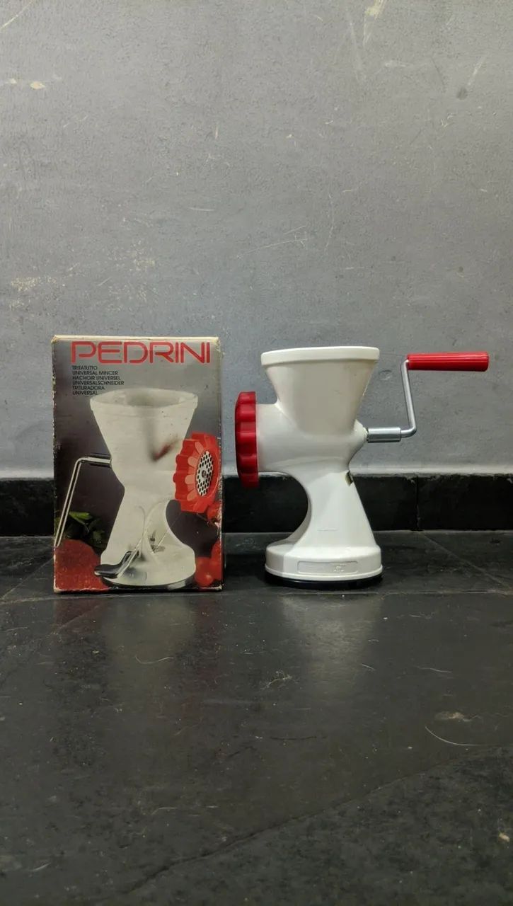 Moedor de carne vintage Pedrini 