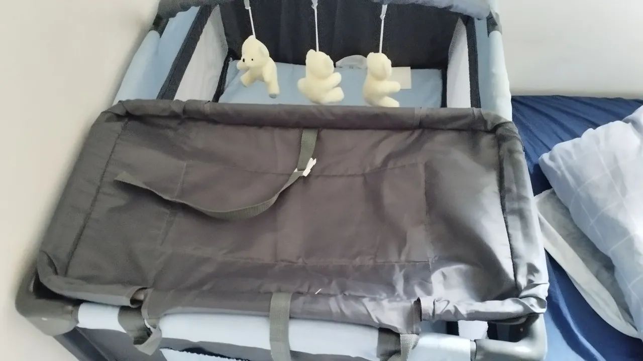 Berço Portátil Semi Novo - Foto 4