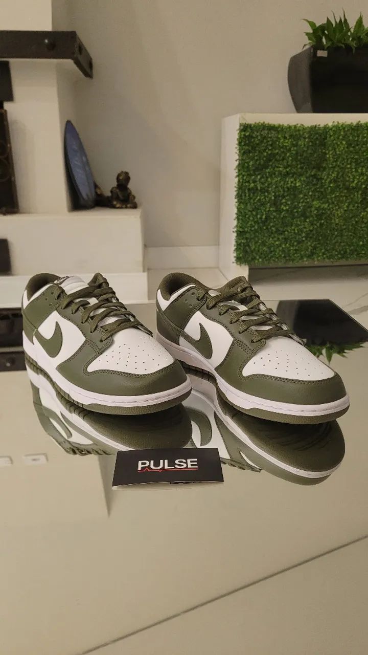 Nike Dunk Low Medium Olive - tamanho 43, original