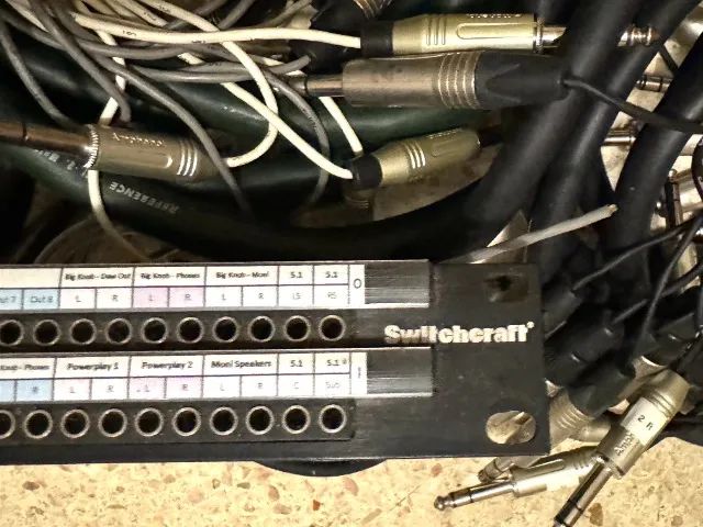 Patchbay Switchcraft Switchcraft TTP96ASFNX 96 pontos TT com solda Lug E/S com multicabos  - Foto 2