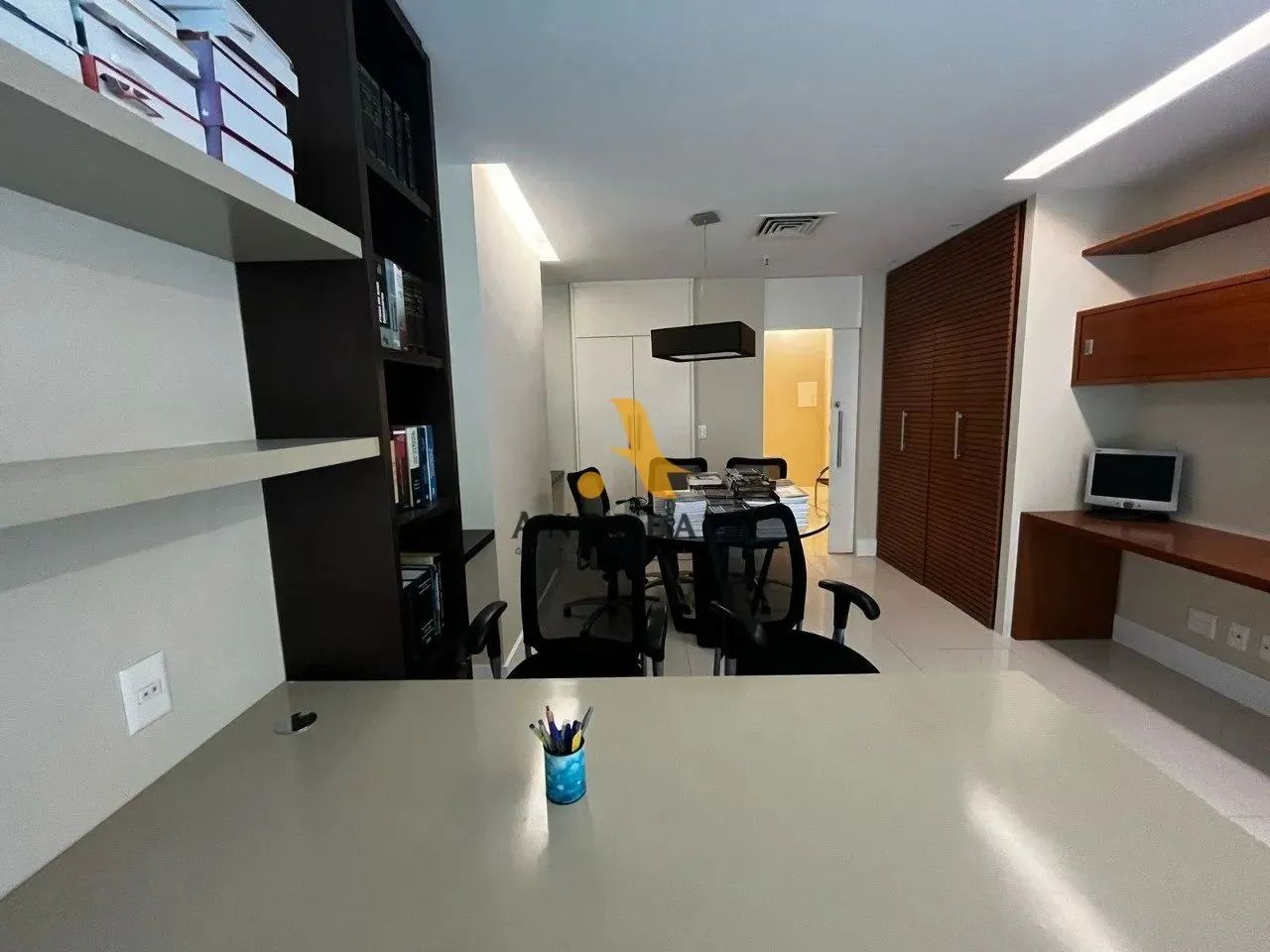 Barra da Tijuca - Av. das Americas - Blue Chip - Vendo maravilhosa sala com 28m² montada - - Foto 2