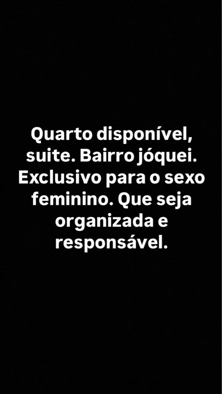 Aluguel de quarto (suite)