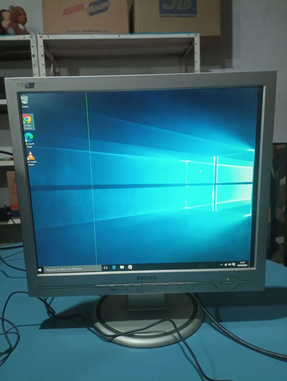 Monitor Philips - Tela LCD 17 polegadas 