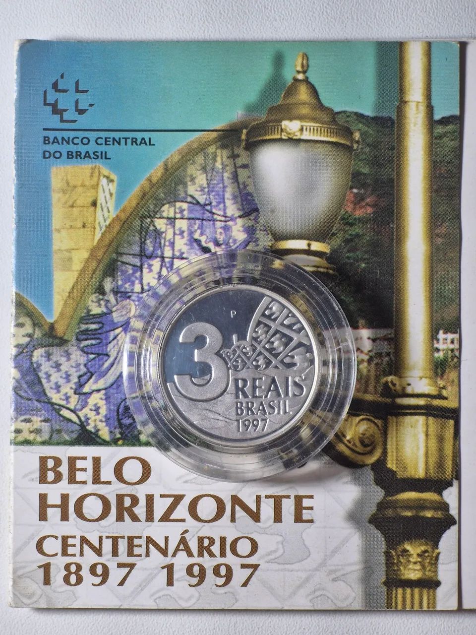 Moeda PROVA Centenario da Cidade de Belo Horizonte 