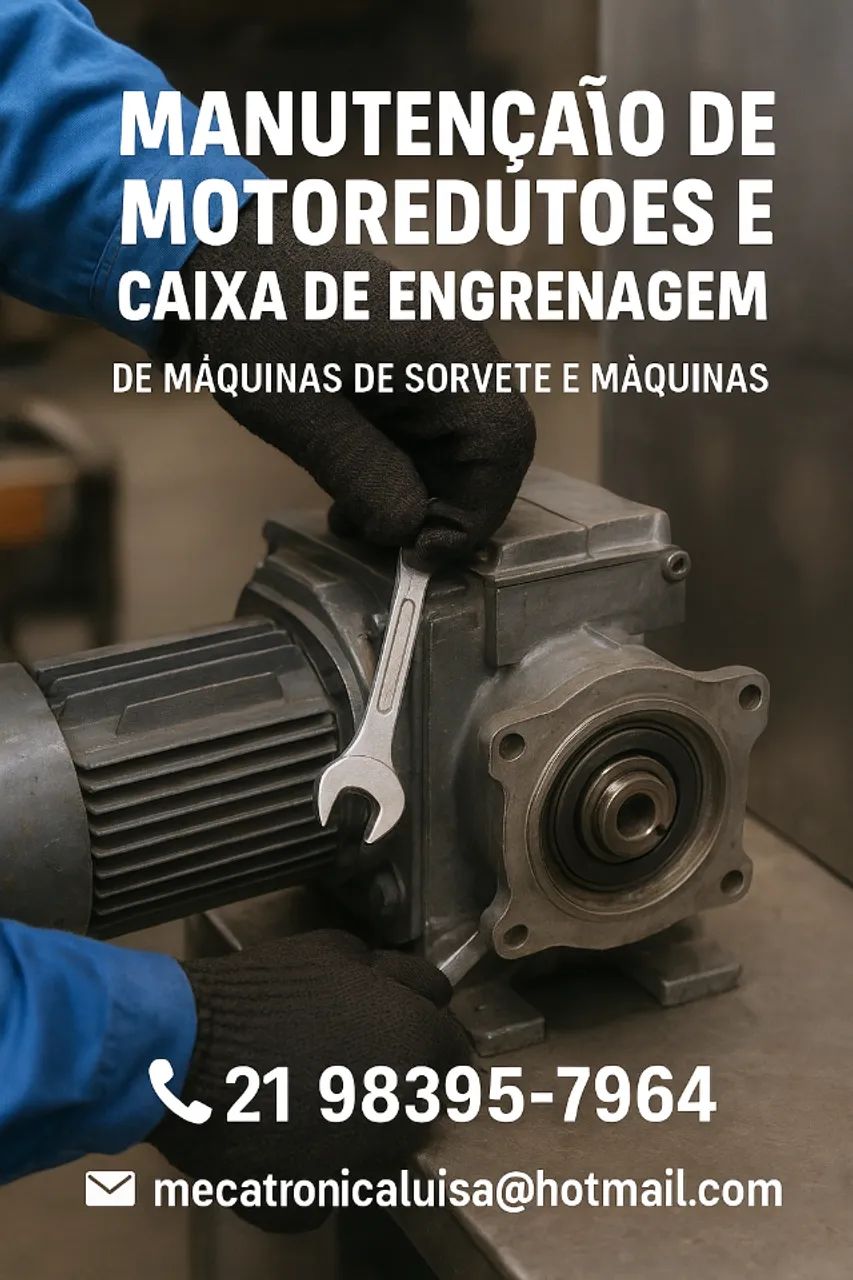 manutenção de Motoredutores e Caixa de Engrenagens