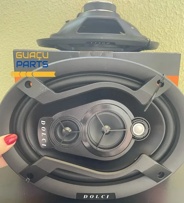 Par de Alto Falantes Dolci 150w rms para caixas trio, tampão