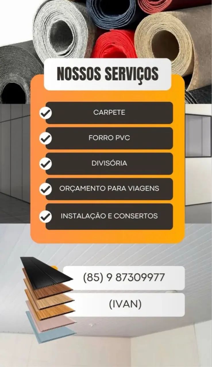 FORRO PVC / CARPETE