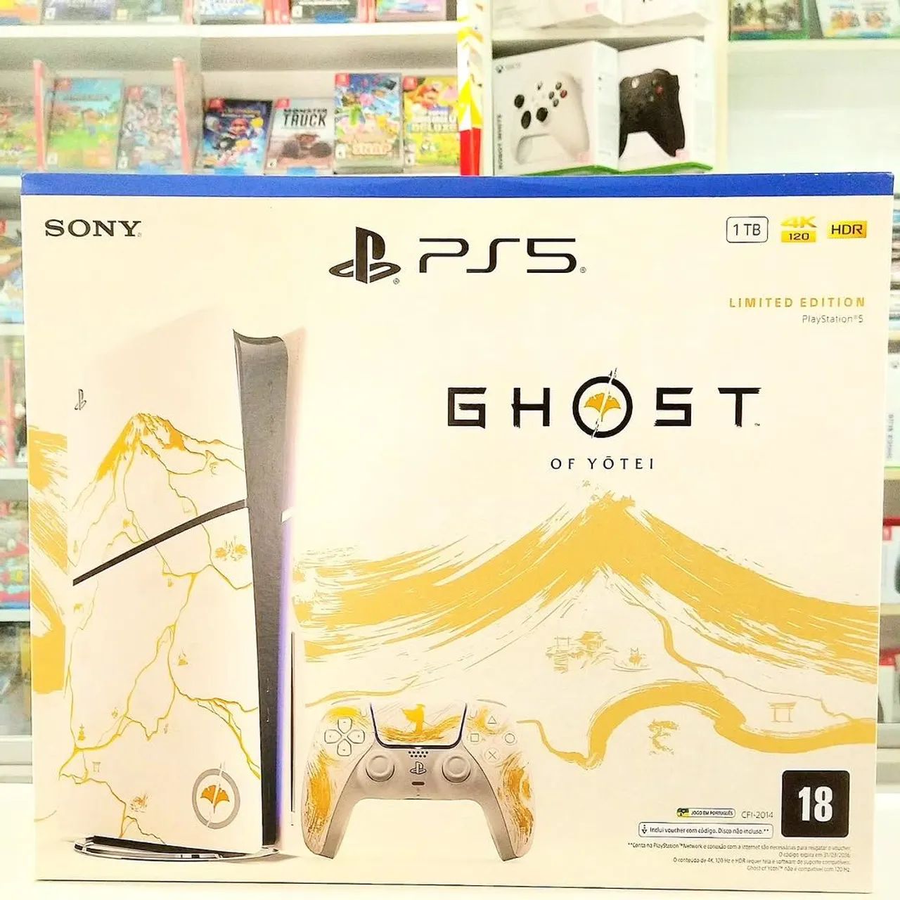 Game PS5 edição Limitada ghost of Yotei imperdível 