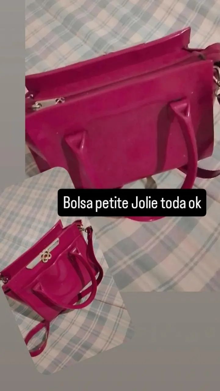 Bolsa Petit Jolie toda ok cor vinho