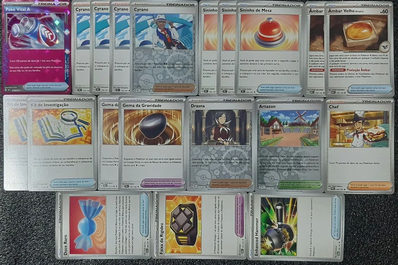 Deck flamigo ex cartas originais de pokémon - Foto 2