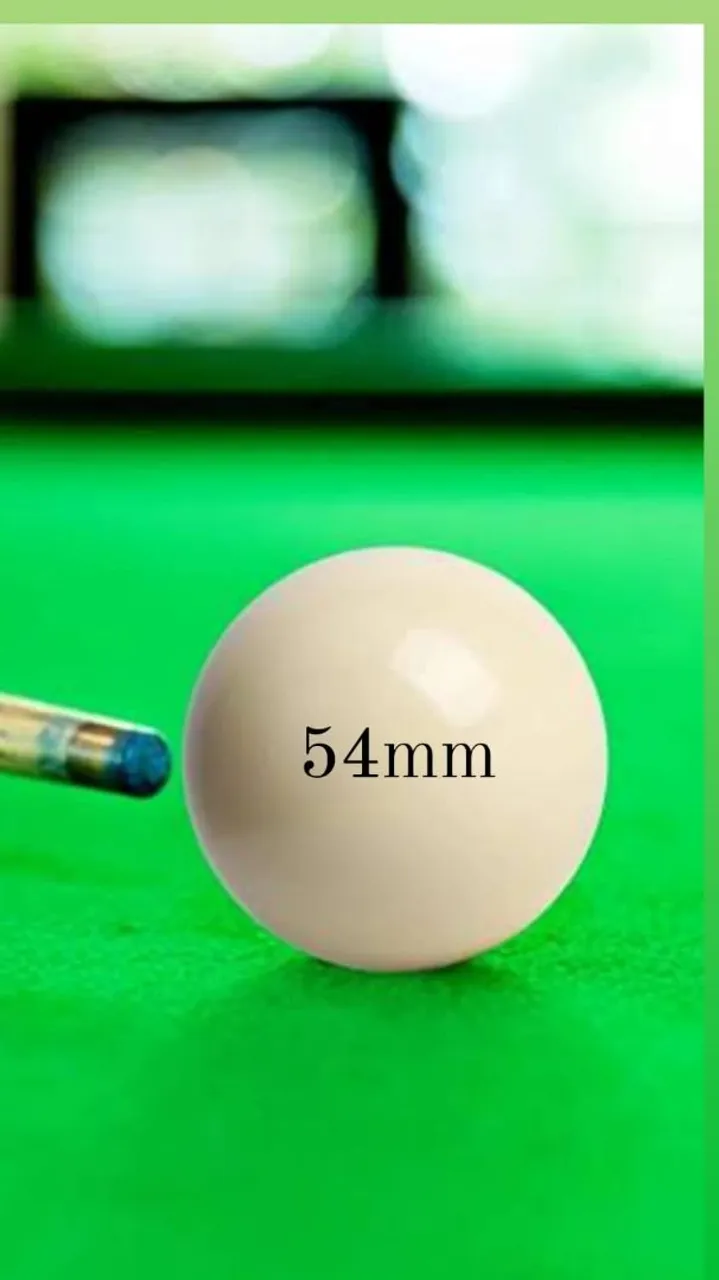Bolão de Sinuca bilhar 54mm - o taco agradece
