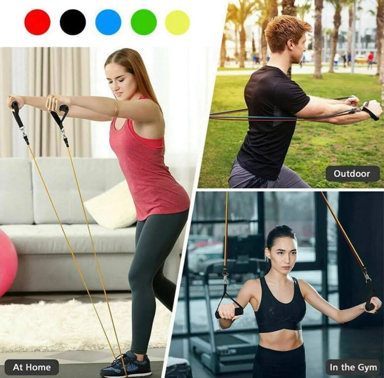 Faixas Elásticas de Resistência para Treino - Foto 3