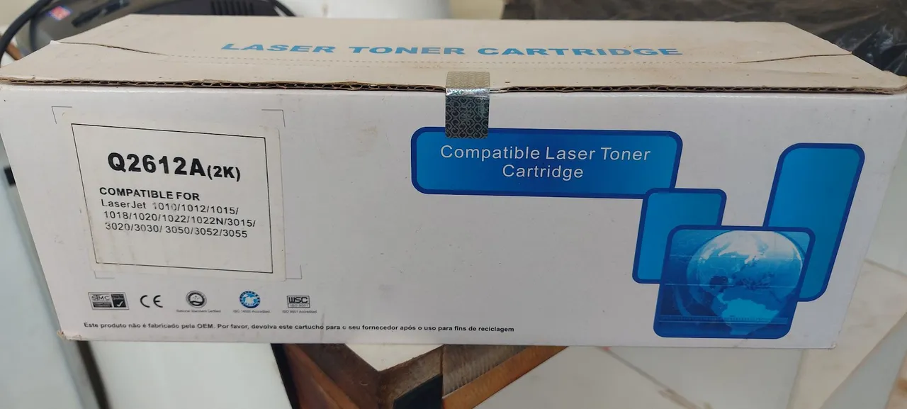 Toner Compatível Q2612A(2K) para Impressoras LaserJet
