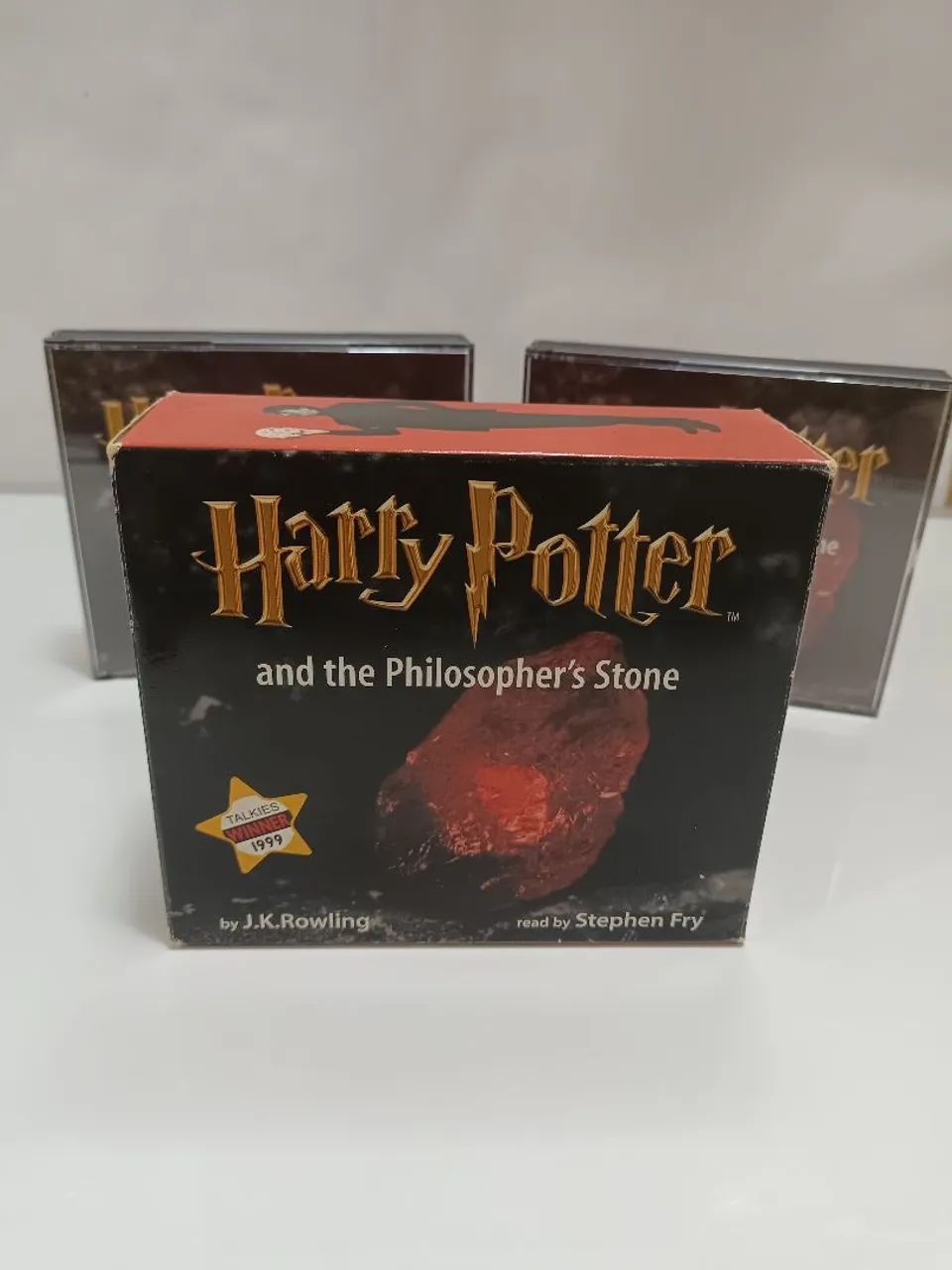Box com 7 cds Harry Potter and the philosopher's Stone 