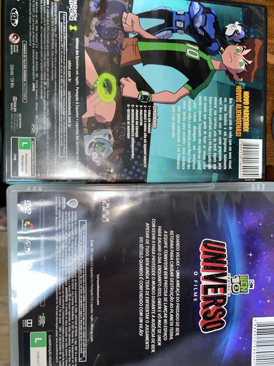 DVD original Filme e Série Ben 10 2 DVDs  - Foto 2