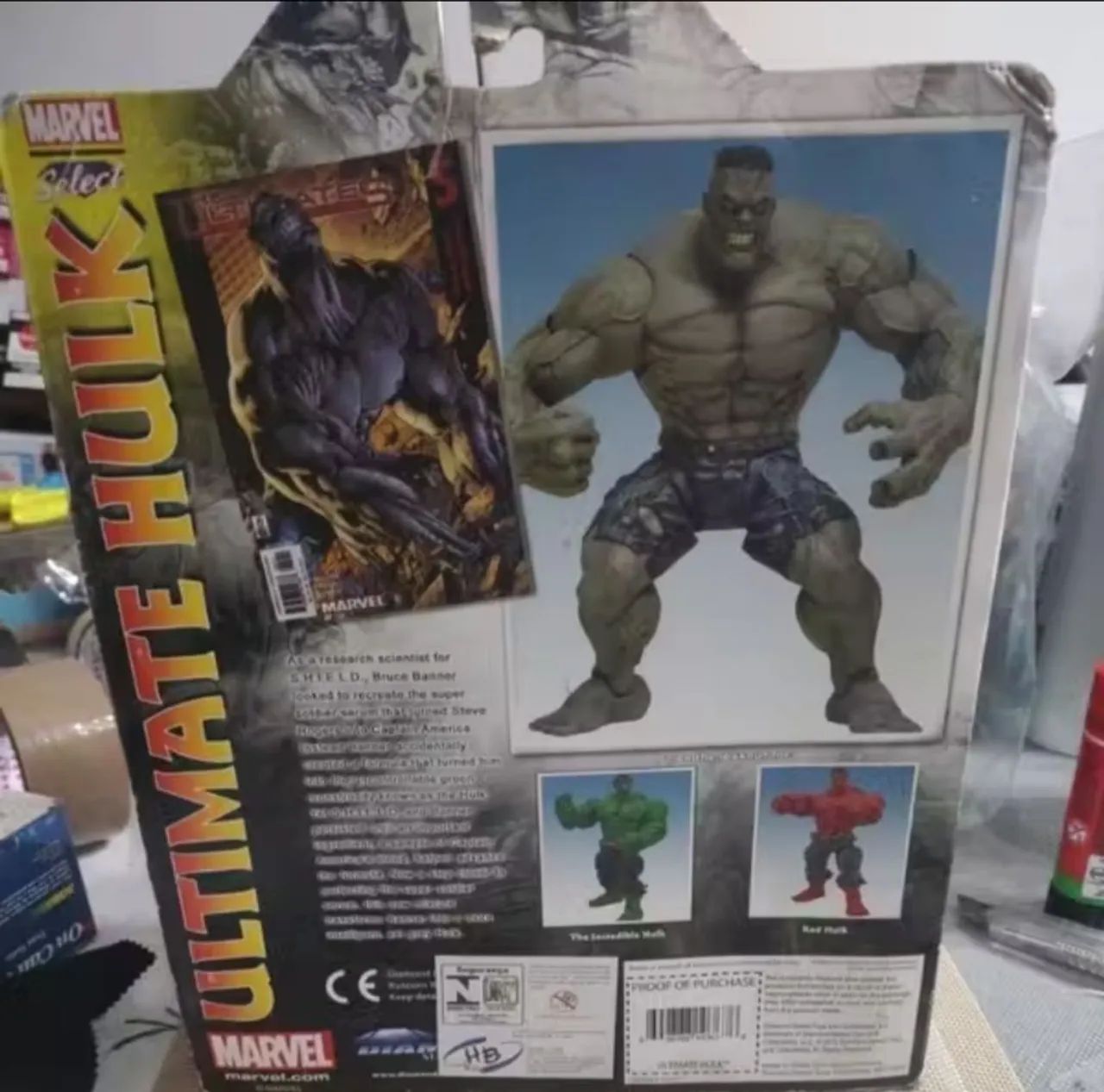 Caixa Vazia + Blister Ultimate Hulk Marvel Select Diamond Select - Original - Foto 4