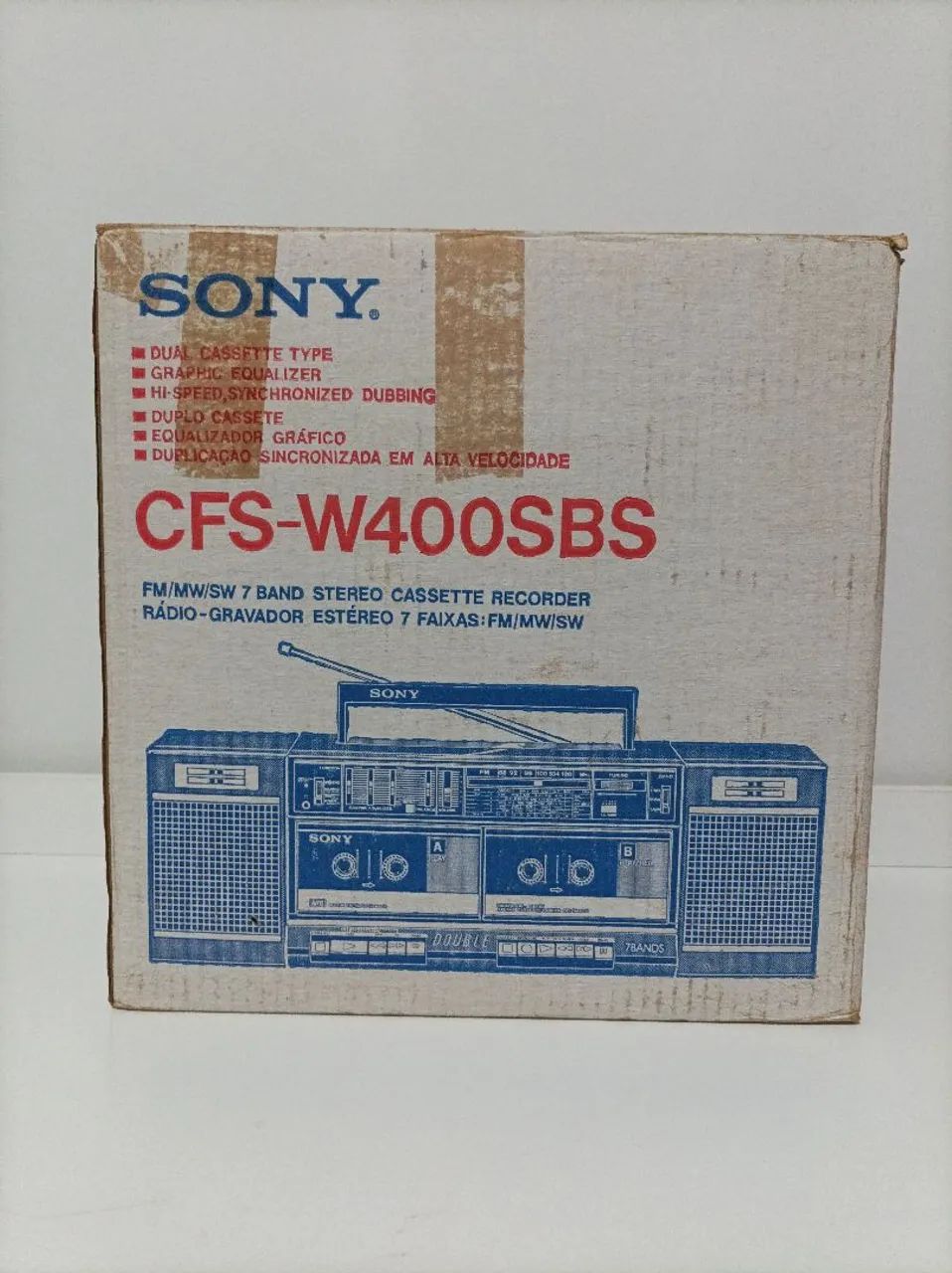 Caixa original do rádio Sony  - Foto 2