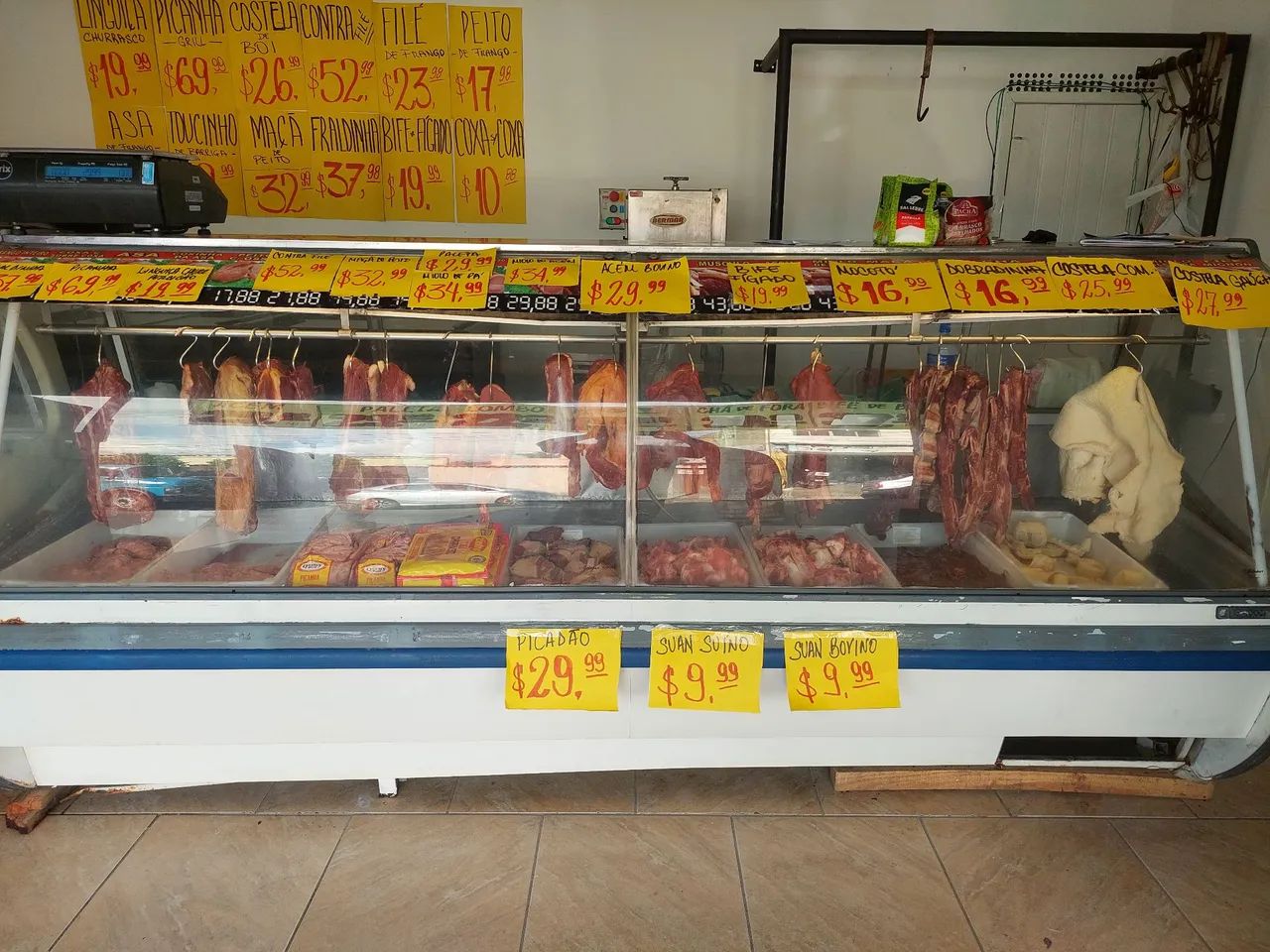 Balcão para Açougue expositor de carne 3mts 
