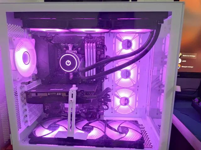 CPU Gamer ?Aquário? - MONSTRO! RYZEN 9 5900X | RX 6600 XT | 32GB RAM | 2TB NVMe | 11 FANS  - Foto 3