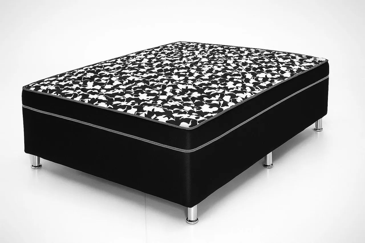 Cama Box Casal Black n diretamente de fábrica 