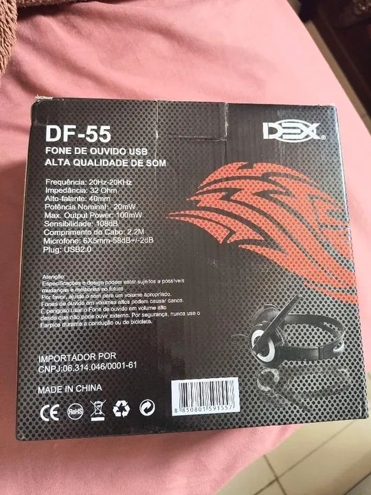 Fone para PC ou notebook da DF-55  - Foto 3