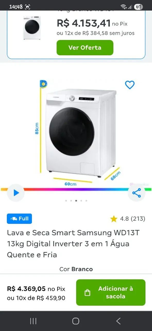 Lava e seca samsung  - Foto 3