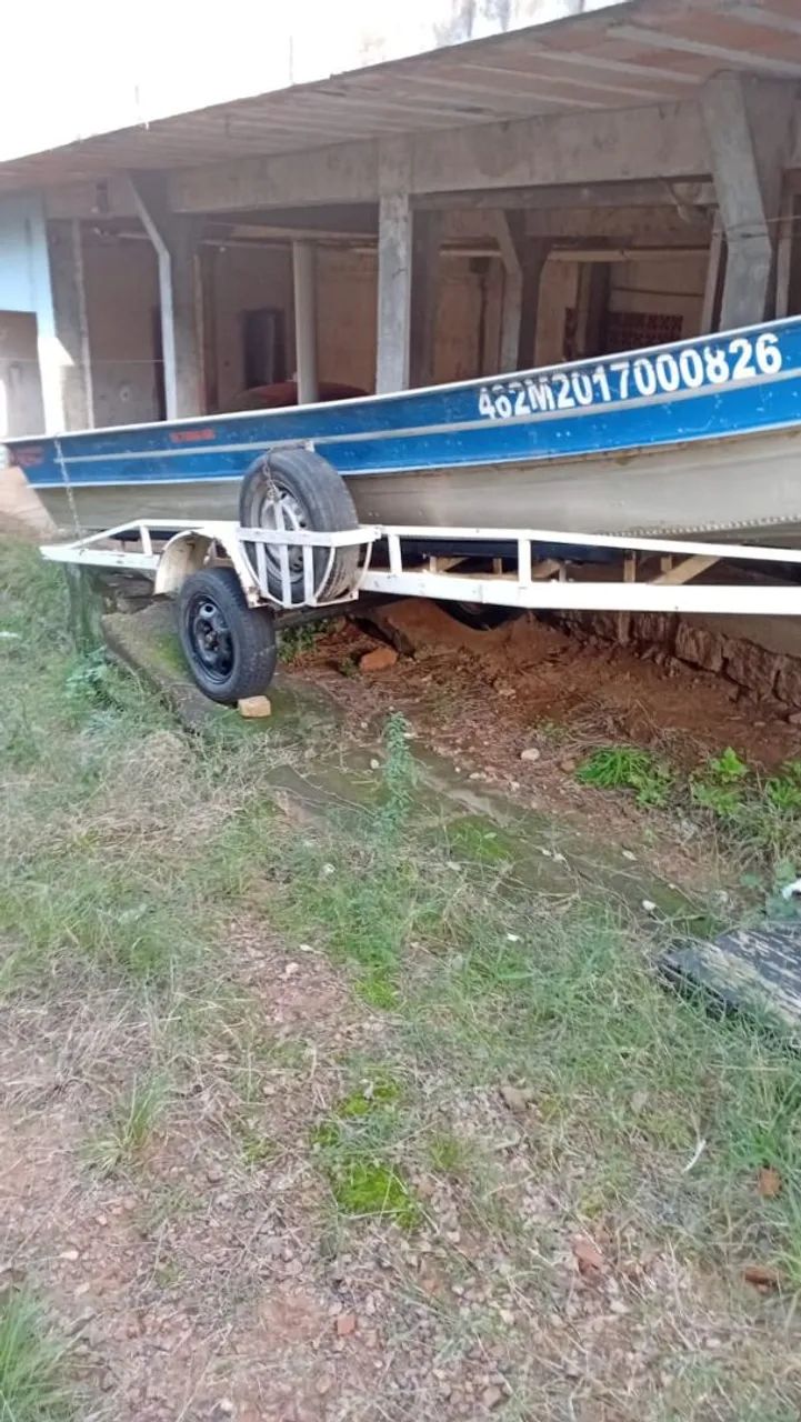 Barco com reboque e motor Yamaha 25 HP. Os três em excelente estado. . - Foto 6