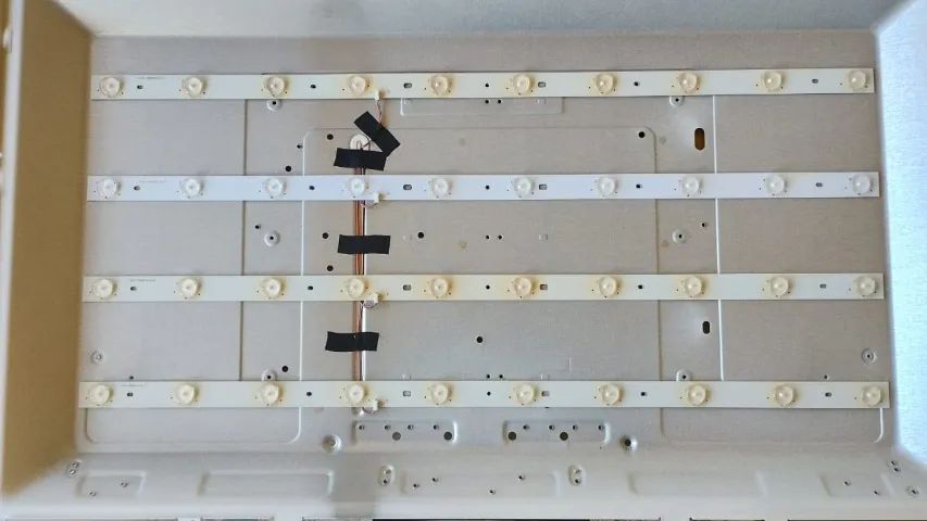 Kit 4 barras de LED tv Philco - Usado - ver Descrição Completa - Foto 4