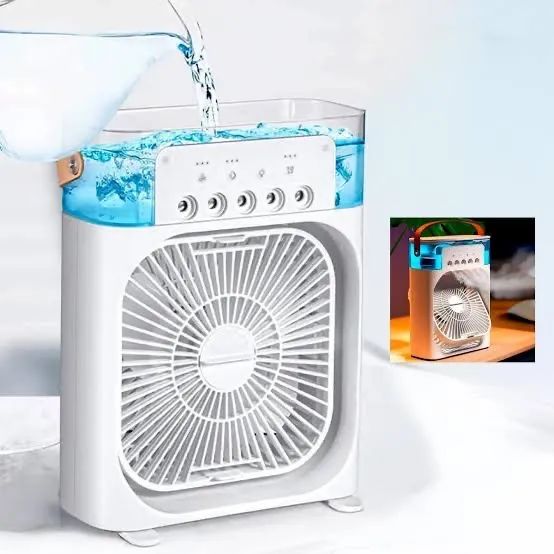 Promoção Ventilador Portátil com Climatizador. Com dispenser de água. 3 velocidades. - Foto 2