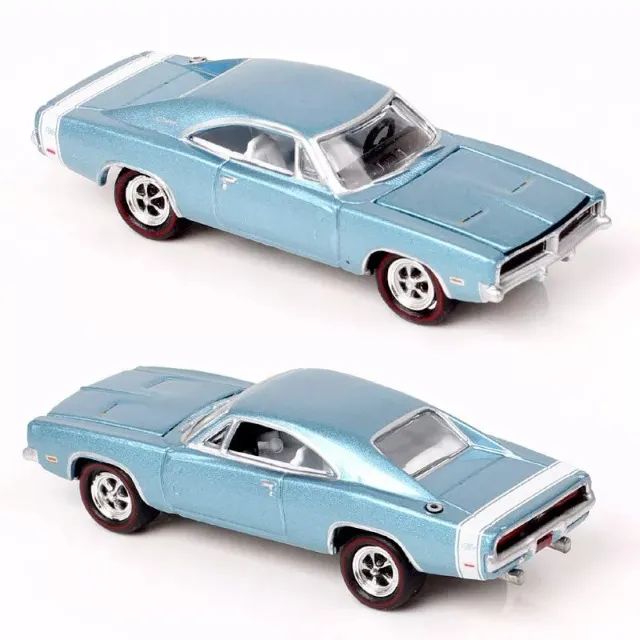 Carro Miniatura 1969 Dodge Charger R/T Johnny Lighting Hot Wheels - Foto 2