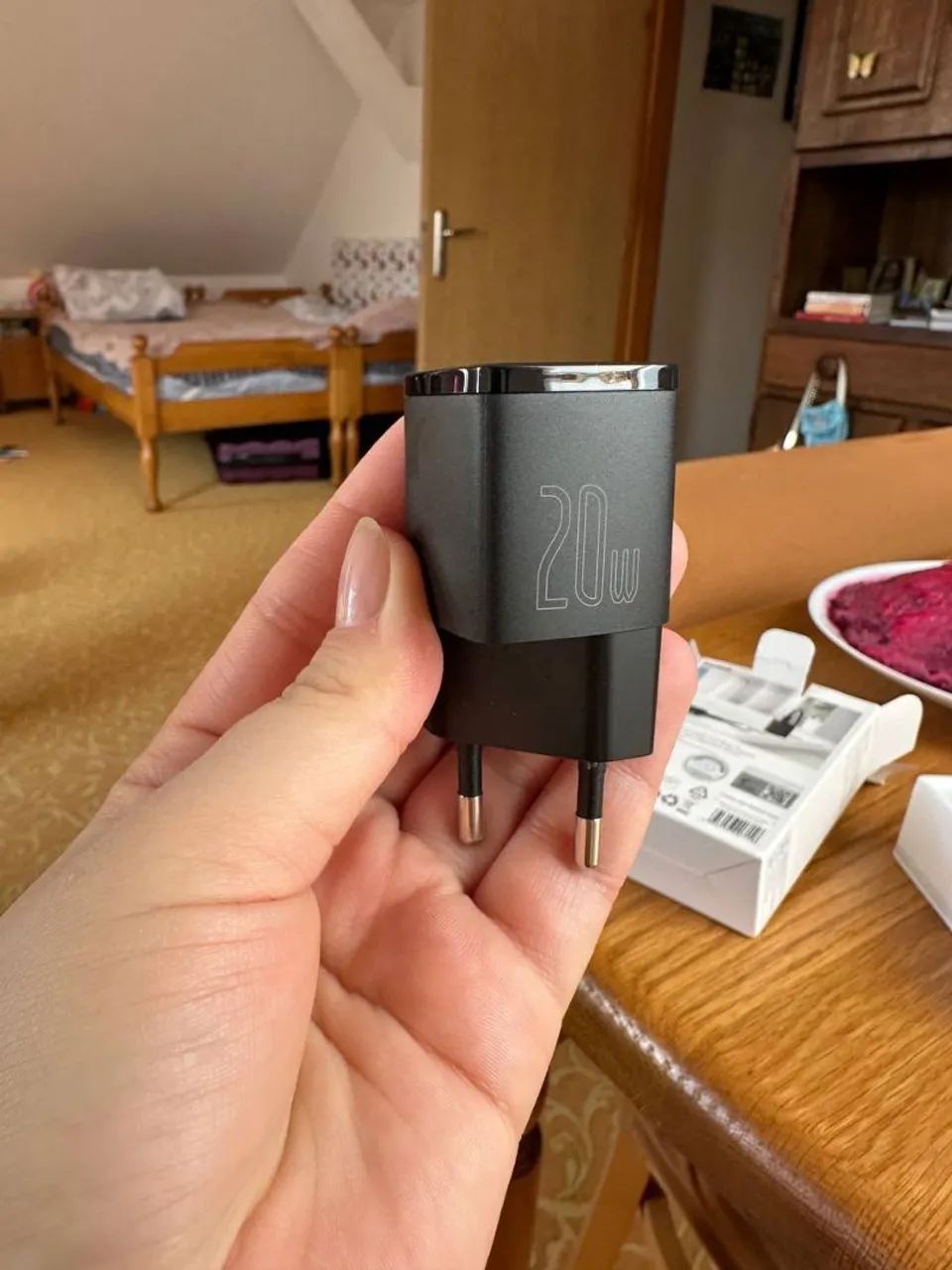 Carregador Baseus 20W PD - Carregamento Rápido para Celular - Foto 3