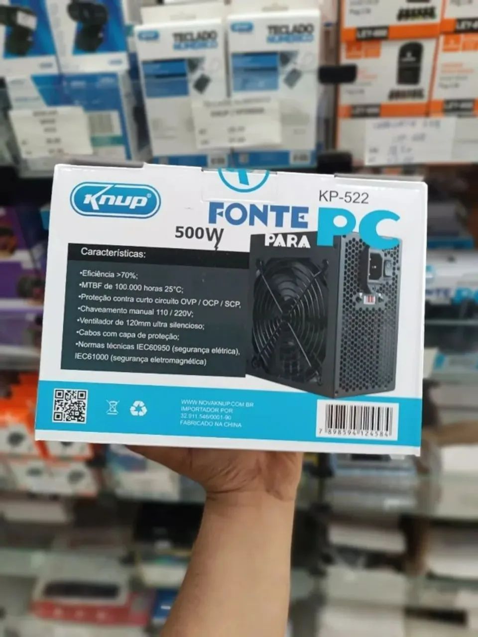 Fonte PC Knup 500W KP-522 - Foto 2