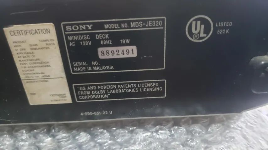 Md Sony vintage - funcionando 100%  toca e grava - Foto 5