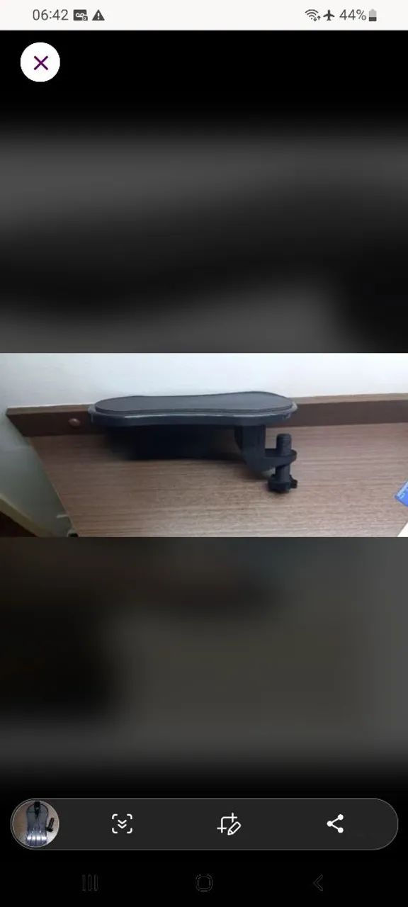 suporte apoio descanso braço/pulso extensor mesa - Foto 4