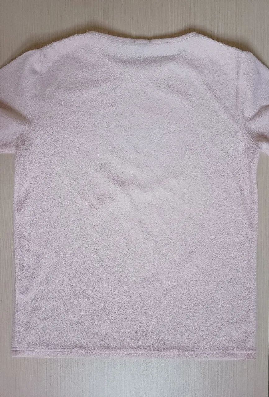 Blusa Infantil Rosa Manga Longa em Fleece - Foto 5