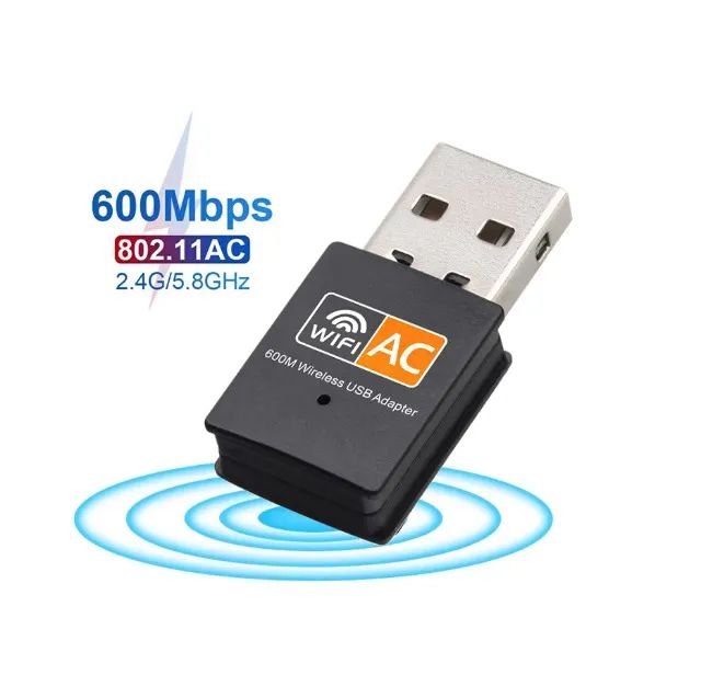 Adaptador Wifi Usb  Ac Dual Band 600 Mbps