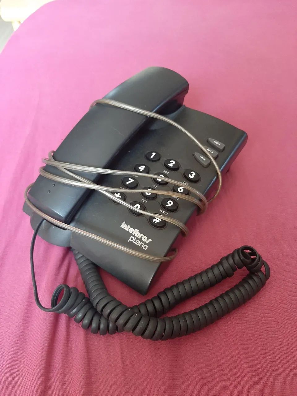 0Telefone Fixo Intelbras Pleno cor preto - Foto 2