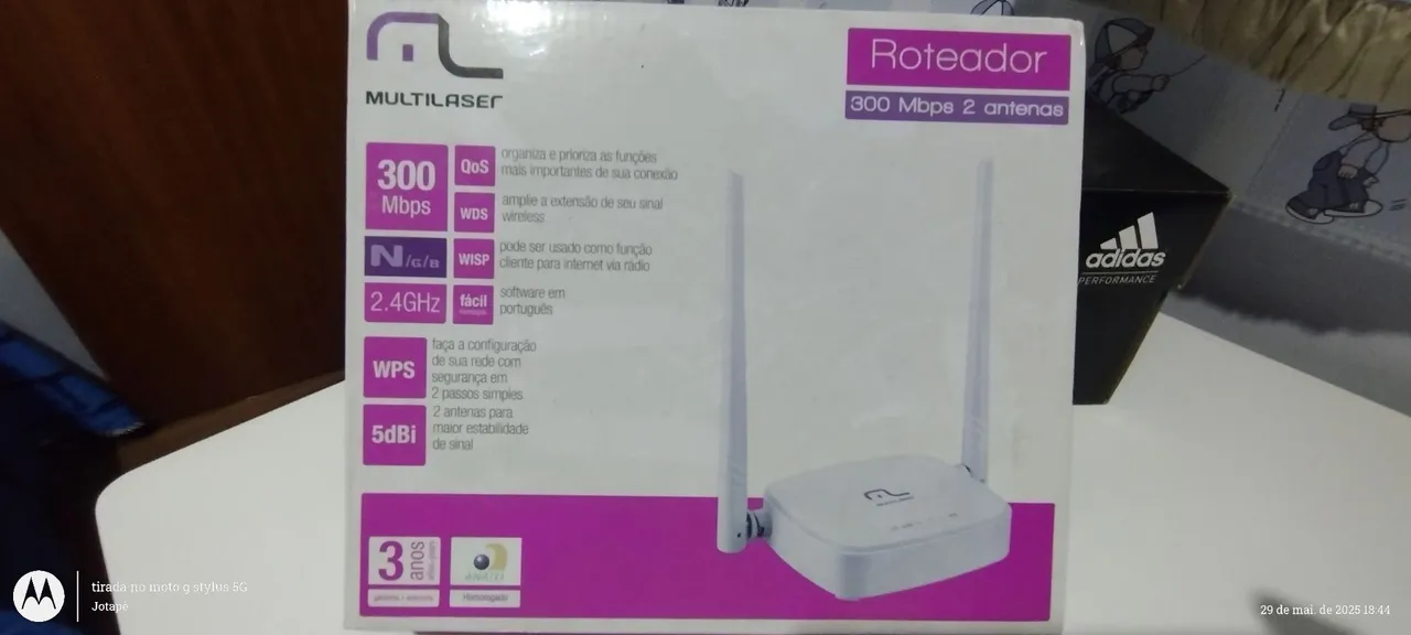 Roteador Multilaser 300Mbps 2 antenas