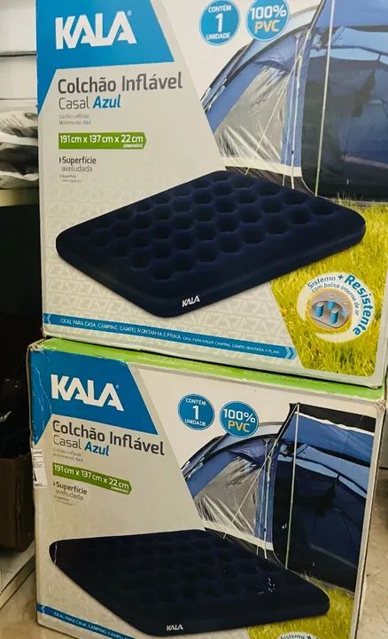 Colchão Novo na Caixa - de Ar - Casal