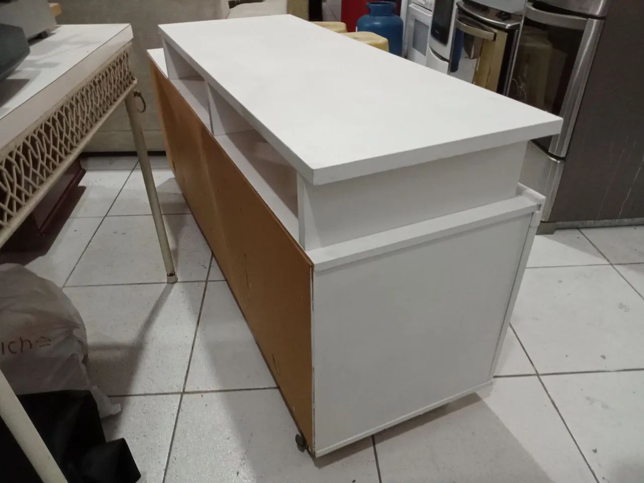 Rack Uma Gaveta e 2 Portas de Correr em MDF  - Foto 5
